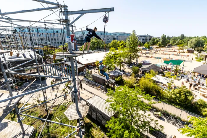 MountMitte Hochseilgarten im Feriencamp